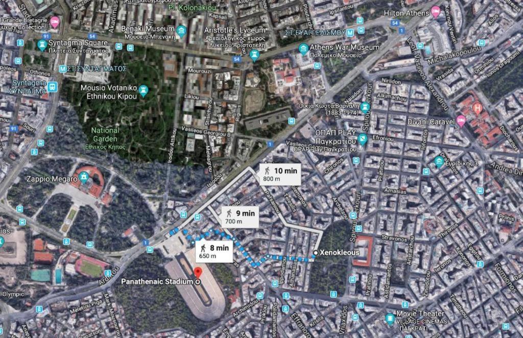 Apartamento Myth1 Hike Around Kalimarmaron, Panathinaic Stadium And Big Alsos Park Atenas Exterior foto